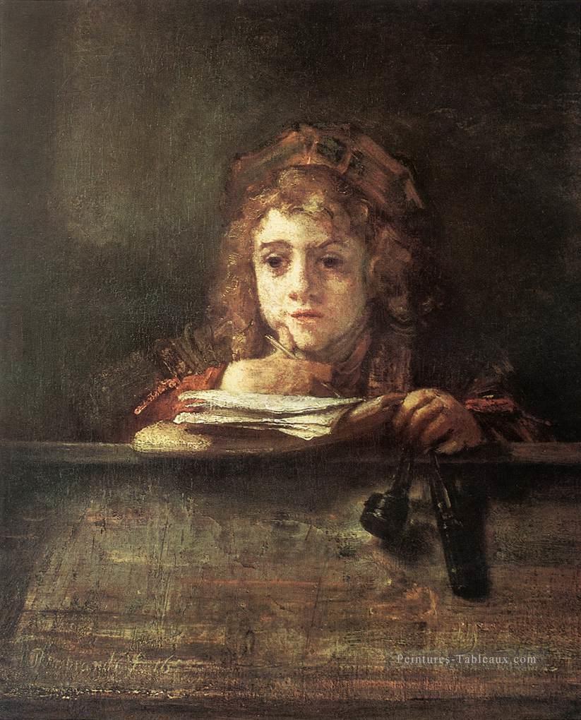 Titus Rembrandt Peintures à l'huile